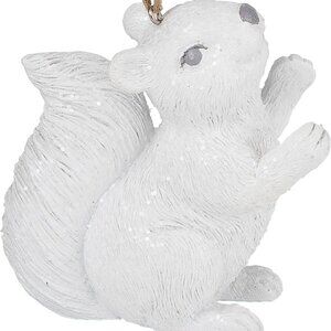 NIB/NWOT Gallerie II Squirl Ornament White